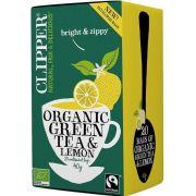 Clipper Organic Green Tea & Lemon 20 teposer