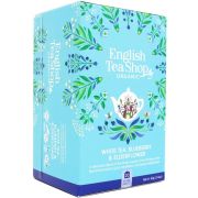 English Tea Shop Organic White Tea Blueberry & Elderflower, 20 teposer