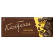 Karl Fazer mørk chokolade & hele hasselnødder chokoladeplade 200 g