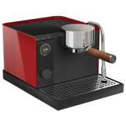Fellow Espresso Series 1 halvautomatisk espressomaskine til hjemmet, Cherry Red/Walnut