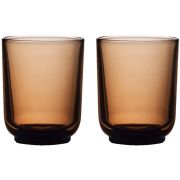 Fellow Pirch latteglas 2 x 325 ml, Amber