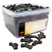 Halva Gamle Biler Mini Salmiak, kasse 2 kg