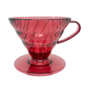 Hario V60 20th Anniversary Dripper kaffefilterholder størrelse 02, Mojimi Red