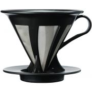 Hario Cafeor Dripper 02 kaffefilter, sort