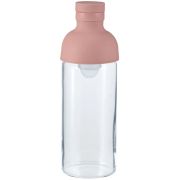 Hario Filter-in Bottle Cold Brewed Tea -teflaske 300 ml, Smoky Pink
