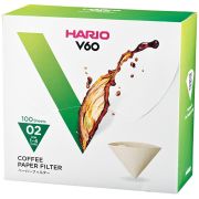 Hario V60 Misarashi Size 02 Brown Coffee Paper Filters 100 pcs Box