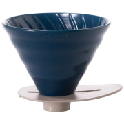 Hario V60 Switch & Match keramisk filterholder størrelse 03, mat marineblå