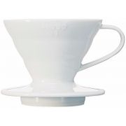 Hario V60 Dripper størrelse 01 filterholder i keramik, hvid