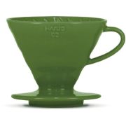 Hario V60 Dripper størrelse 02 filterholder i keramik, mørkegrøn