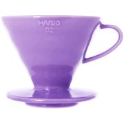 Hario V60 Dripper størrelse 02 filterholder i keramik, lyse lilla