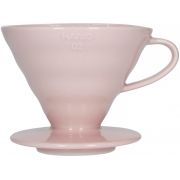 Hario V60 Dripper størrelse 02 filterholder i keramik, pink