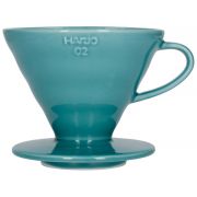 Hario V60 Dripper størrelse 02 filterholder i keramik, turkis