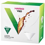 Hario V60 Size 01 Coffee Paper Filters 100 pcs Box