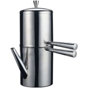 ILSA Neapolitan Cuccumella Steel Coffee Maker, 1-2 Cups