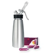 iSi Cream Profi Whip Syphon 500 ml + iSi Cream Chargers N2O 24 pcs