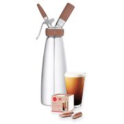iSi Nitro Coffee Whip Syphon 1 l + iSi Nitro Coffee Whip Nitrogen Chargers 16 pcs