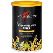 Mount Hagen Cappuccino vegansk instant kaffe 225 g krukke