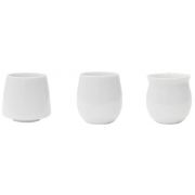 Origami Flavour Tasting Cup Set, 3 st hvid