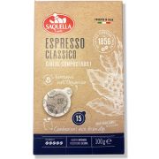 Saquella Espresso Classico kaffepuder 15 stk