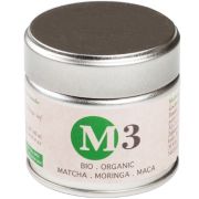 Shamila M3 Organic Matcha Moringa Maca 30 g dåse