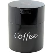 TightVac CoffeeVac Storage Container 250 g, Black With Text