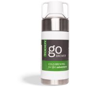 Toddy® Go Brewer, Stainless And White