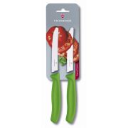 Victorinox Swiss Classic tomatkniv 11 cm 2 stk, grøn