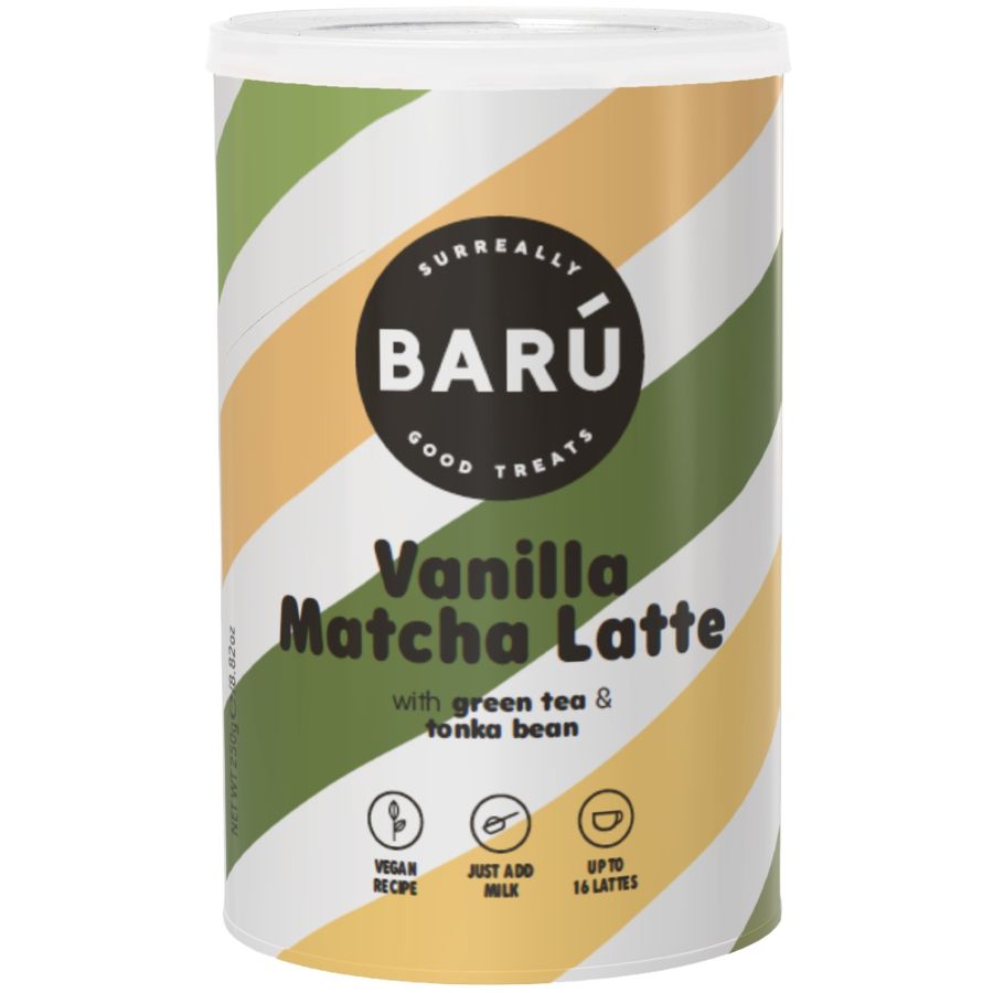 Barú Vanilla Matcha Latte drikkepulver 250 g