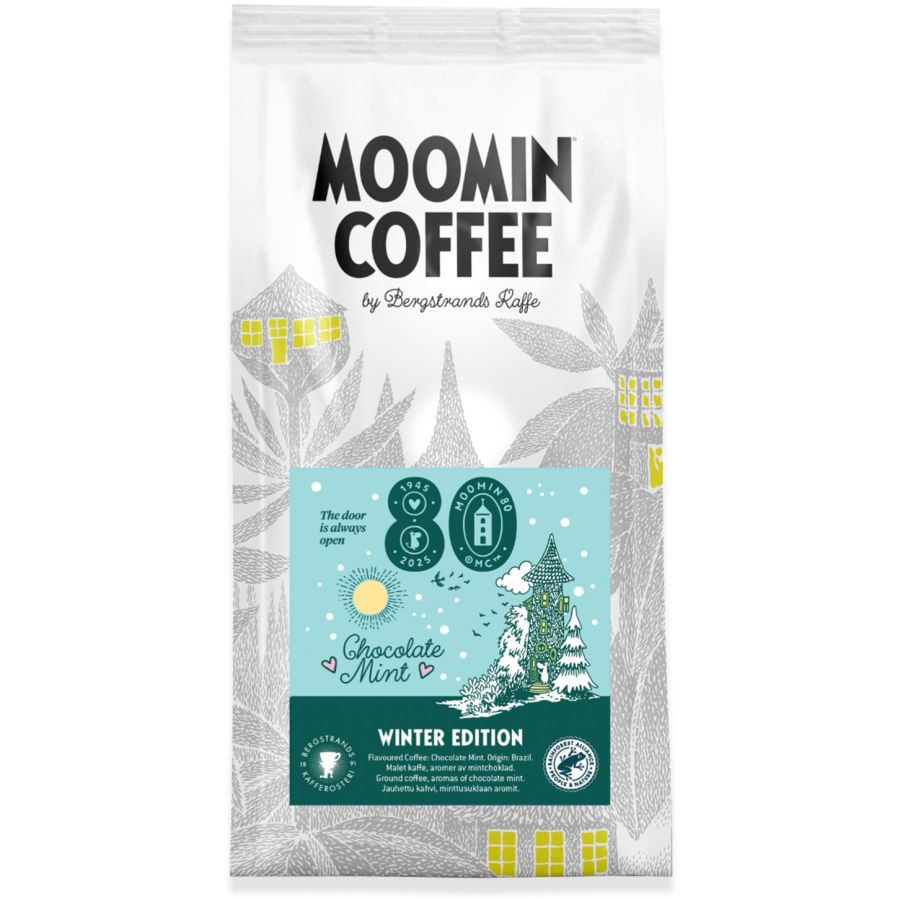 Bergstrands Moomin 80 Winter Edition vinterkaffe 250 g filtermalet
