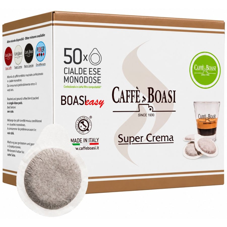 Caffè Boasi Super Crema E.S.E. espressopuder 50 stk.