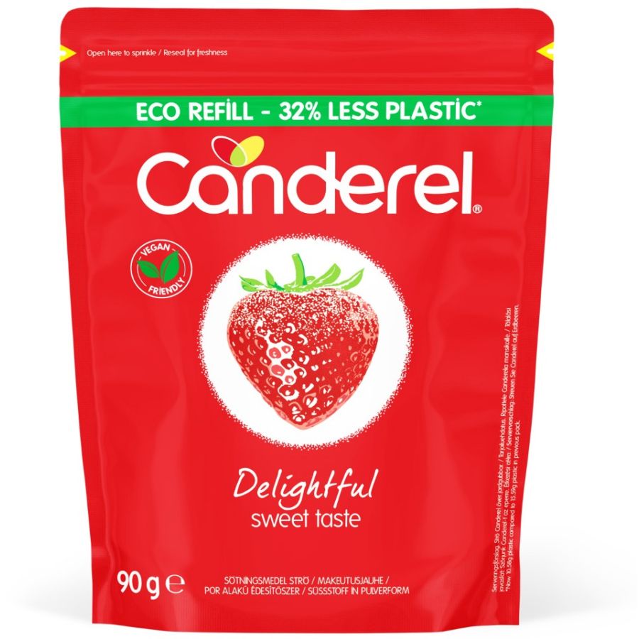 Canderel sødemiddelpulver refillpakke 90 g