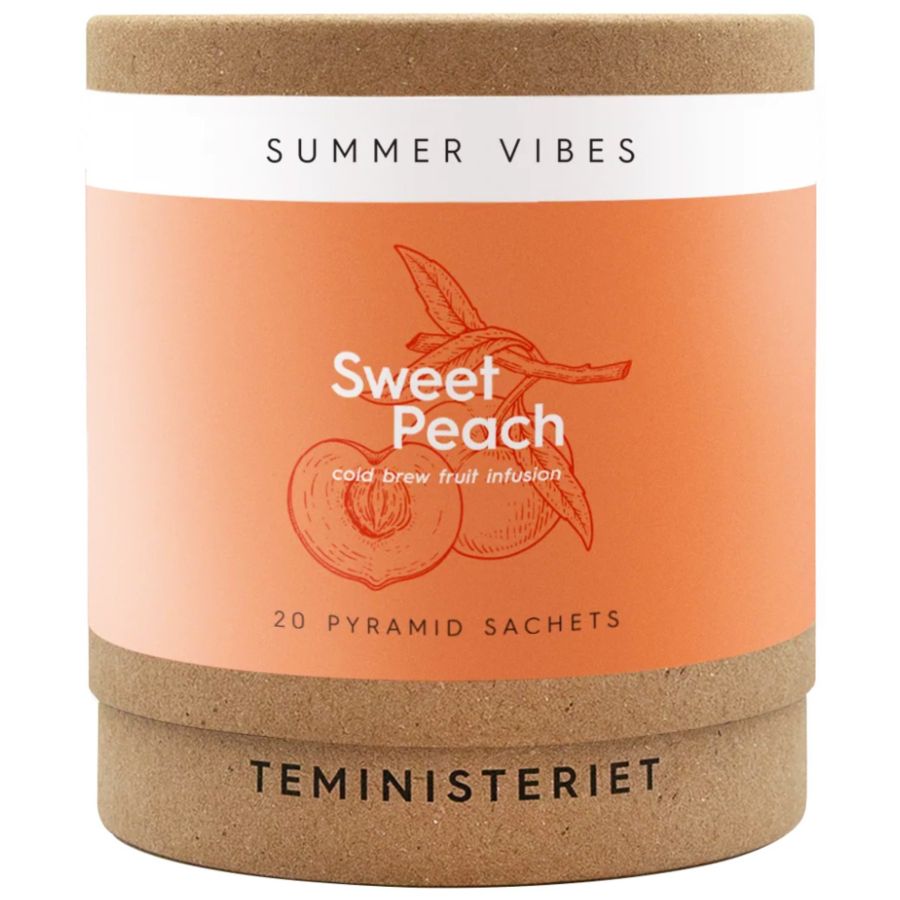 Teministeriet Summer Vibes Sweet Peach Cold Brew-te, 20 teposer