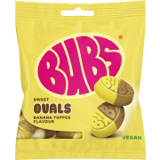 BUBS Banana Toffee Mini Ovals 155 g