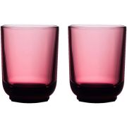 Fellow Pirch latteglas 2 x 325 ml, Garnet