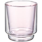 Hario Double-Walled Matcha Cup -matchaglas 370 ml, lyserød