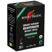 Mount Hagen koffeinfri instantkaffe, 25 x 2 g portionsposer